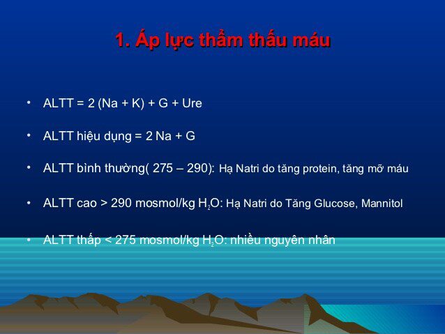 Áp lực thẩm thấu máu