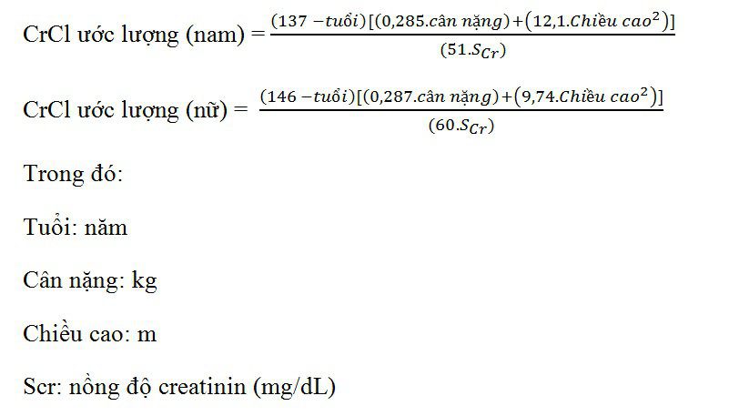 Độ thanh thải Creatinin