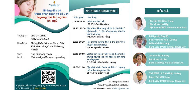 Hướng dẫn chẩn đoán và điều trị hội chứng ngừng thở khi ngủ – Bộ Y tế