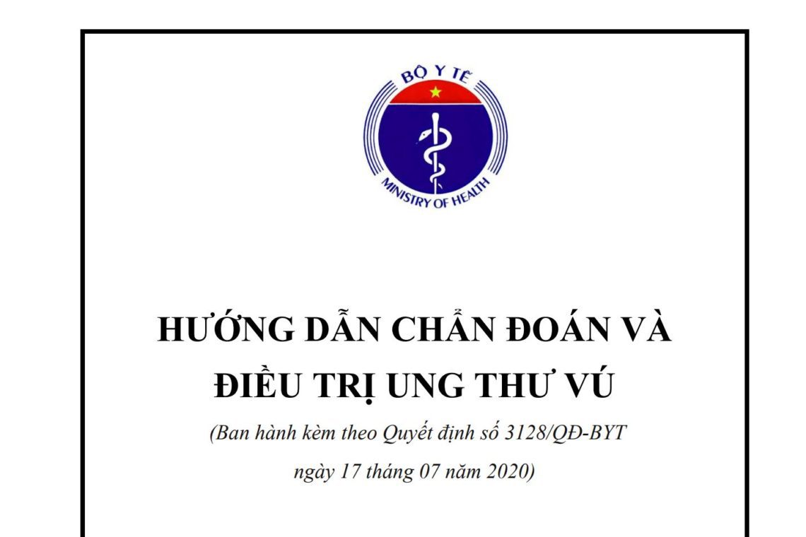 Hướng dẫn chẩn đoán và điều trị ung thư vú – Bộ Y tế