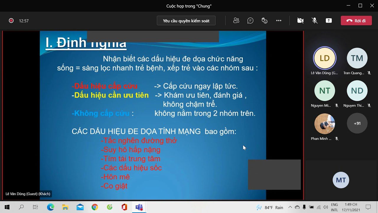 Nhận Biết Và Xử Trí Các Dấu Hiệu Đe Dọa Chức Năng Sống Ở Trẻ