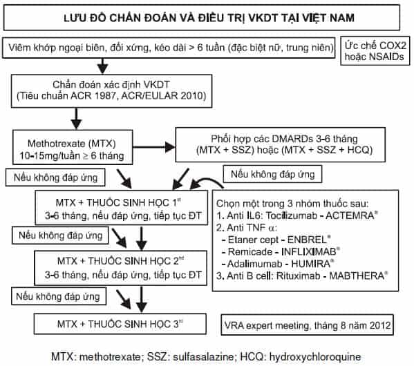 Phác đồ chẩn đoán và điều trị viêm khớp do vi trùng