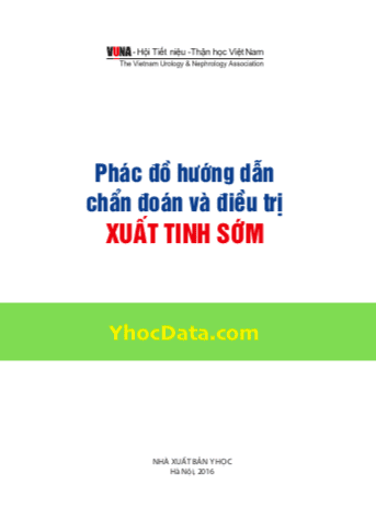 Phác đồ hướng dẫn chẩn đoán và điều trị xuất tinh sớm