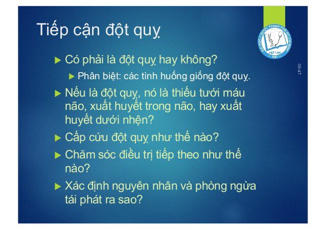 Phân tích ca lâm sàng cấp cứu thần kinh: đột quỵ cấp sau 3h