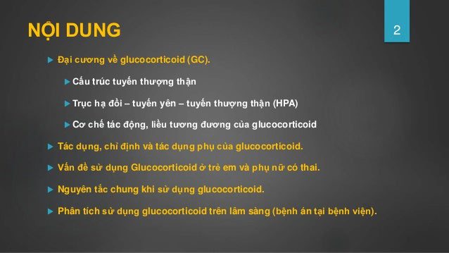 Tác dụng phụ chủ yếu của glucocorticoid đường toàn thân