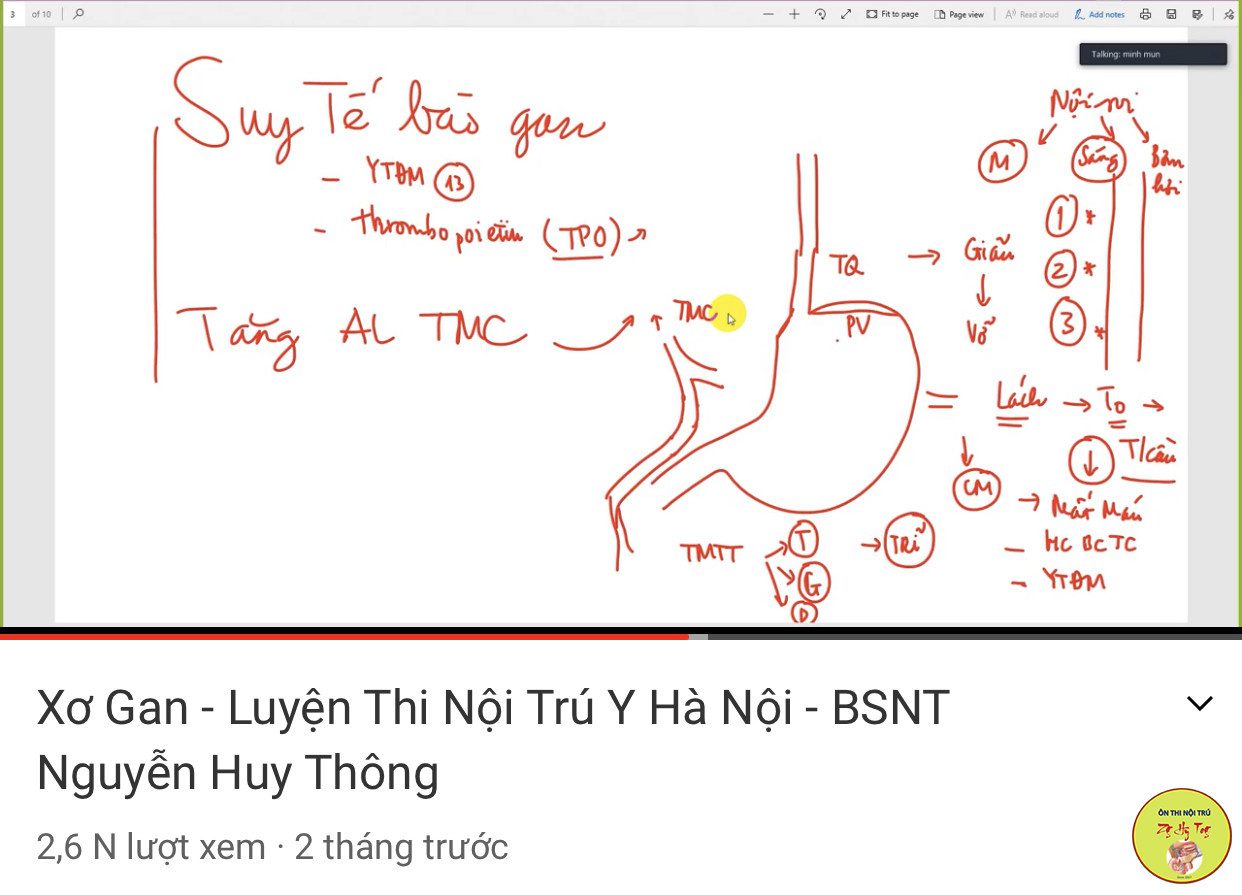 Bài giảng Xơ gan