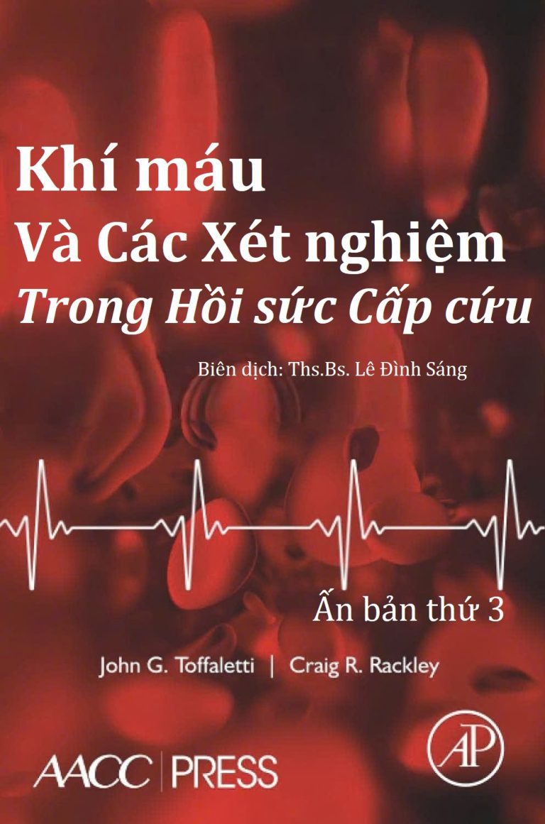 Bìa sách Khí máu và các Xét nghiệm trong Hồi sức