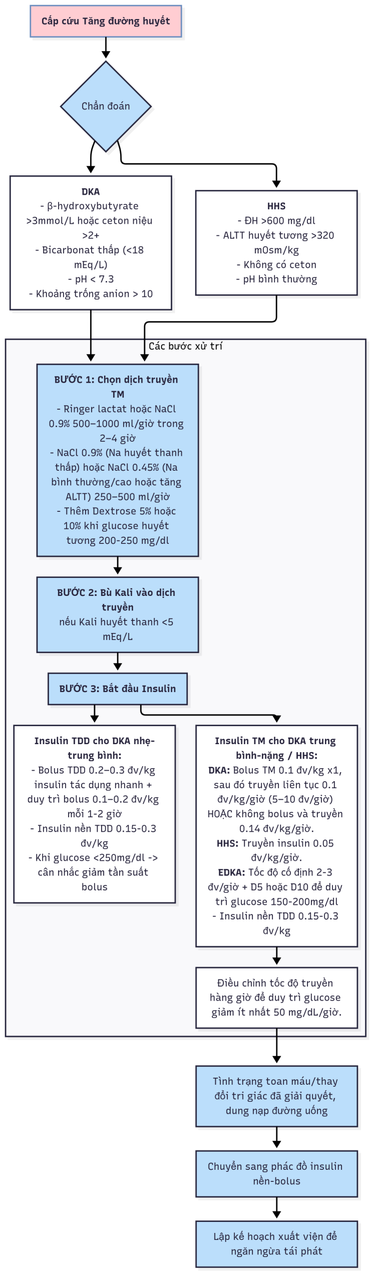 Sổ tay Nội tiết học Nội trú, Ấn bản thứ 2 (2025). Chương 25: Nhiễm toan Ceton do Đái tháo đường và Tình trạng Tăng áp lực thẩm thấu do Tăng đường huyết