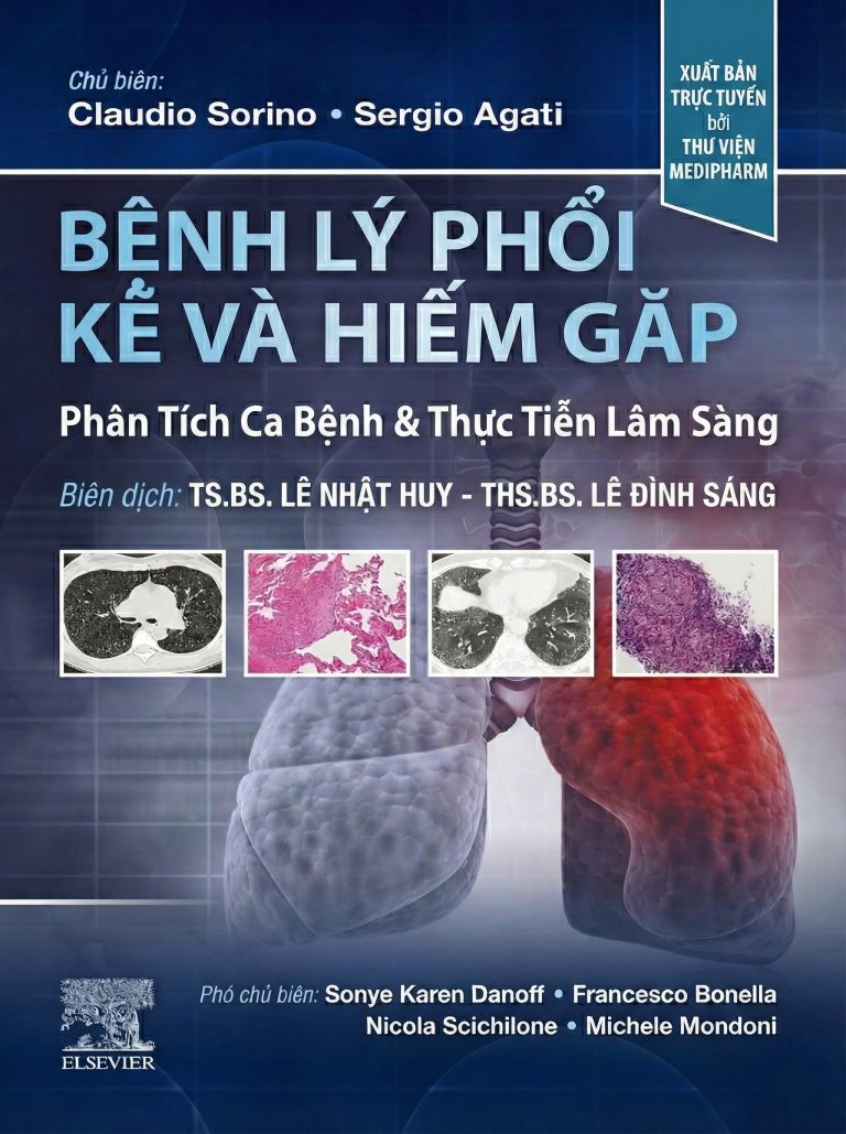 Bìa sách BỆNH LÝ PHỔI KẼ VÀ HIẾM GẶP