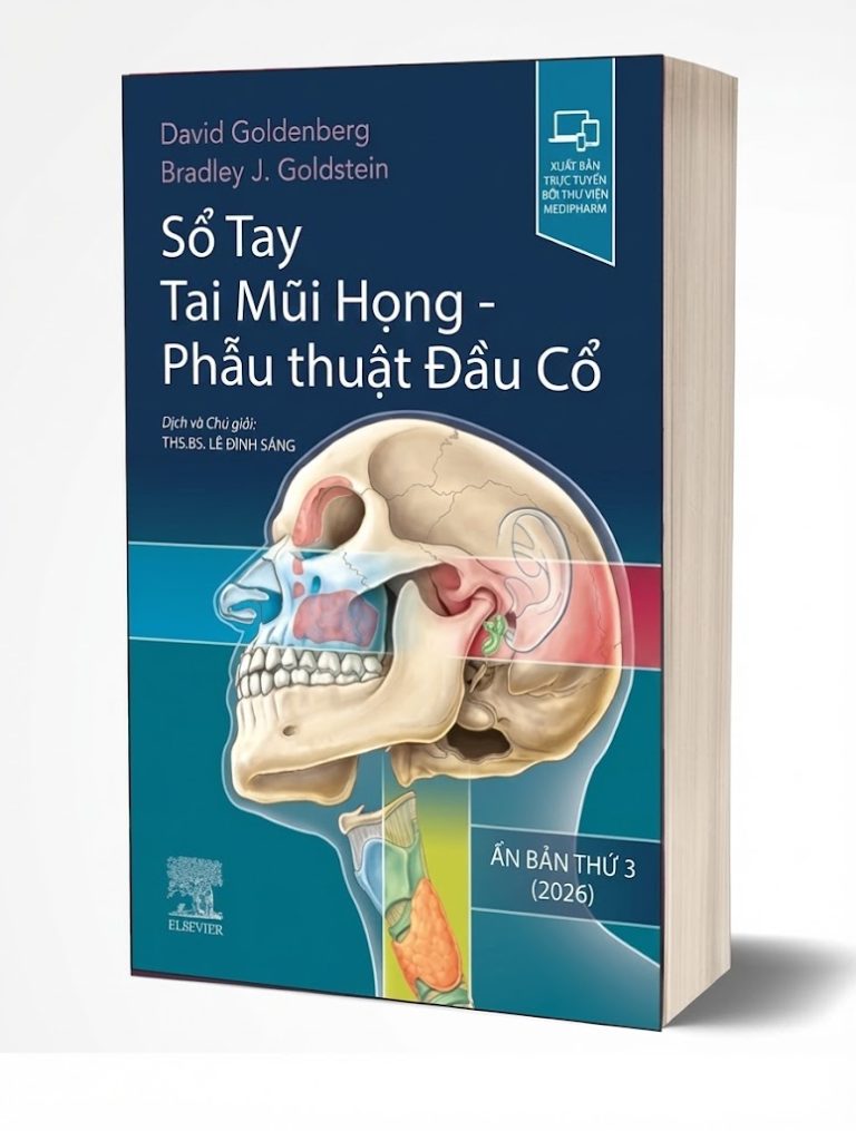 Bìa sách Sổ tay Tai Mũi Họng - Phẫu thuật Đầu Cổ (2026)