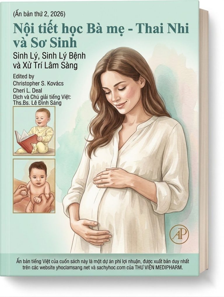 Bìa sách NỘI TIẾT HỌC MẸ-THAI NHI VÀ SƠ SINH 2026