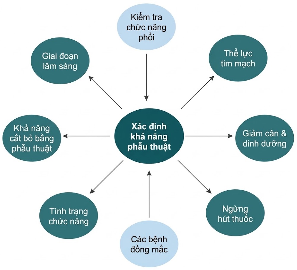 Ung thư Phổi – Cách tiếp cận Quản lý Đa ngành Dựa trên bằng chứng. CHƯƠNG 7. UNG THƯ PHỔI KHÔNG TẾ BÀO NHỎ GIAI ĐOẠN TIẾN TRIỂN TẠI CHỖ